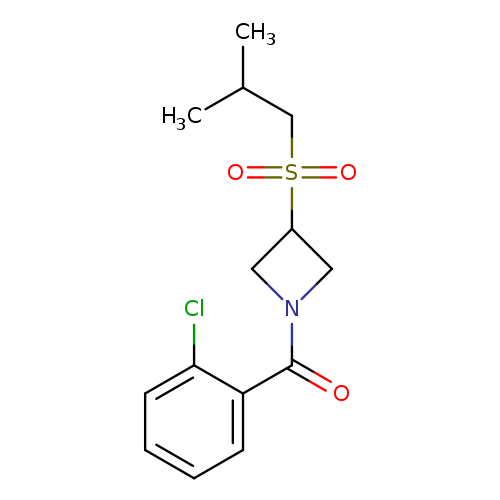1-(2-chlorobenzoyl)-3-(2-methylpropanesulfonyl)azetidine