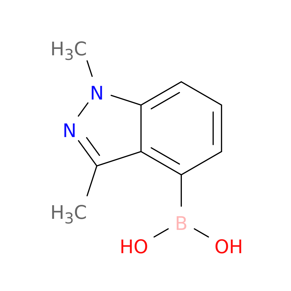 1,3-dimethyl-1H-indazol-4-yl-4-boronic acid