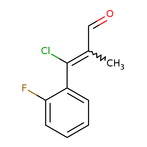 3-chloro-3-(2-fluorophenyl)-2-methylprop-2-enal