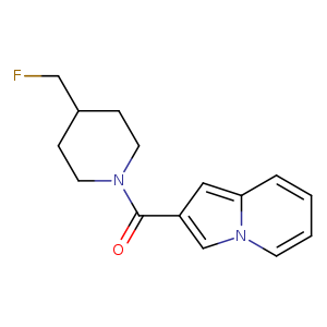 2-[4-(fluoromethyl)piperidine-1-carbonyl]indolizine