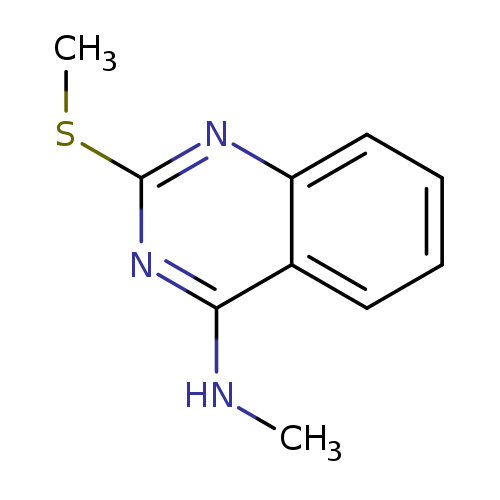 N-methyl-2-(methylsulfanyl)quinazolin-4-amine
