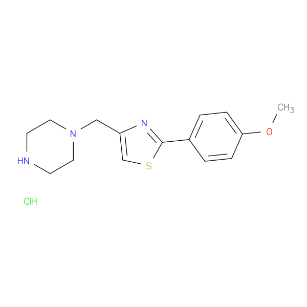 1-{[2-(4-methoxyphenyl)-1,3-thiazol-4-yl]methyl}piperazine hydrochloride
