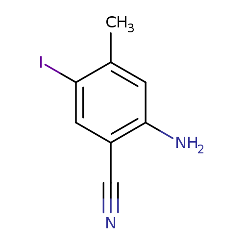 2-amino-5-iodo-4-methylbenzonitrile