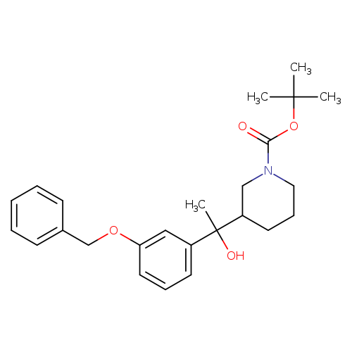 tert-butyl3-{1-[3-(benzyloxy)phenyl]-1-hydroxyethyl}piperidine-1-carboxylate