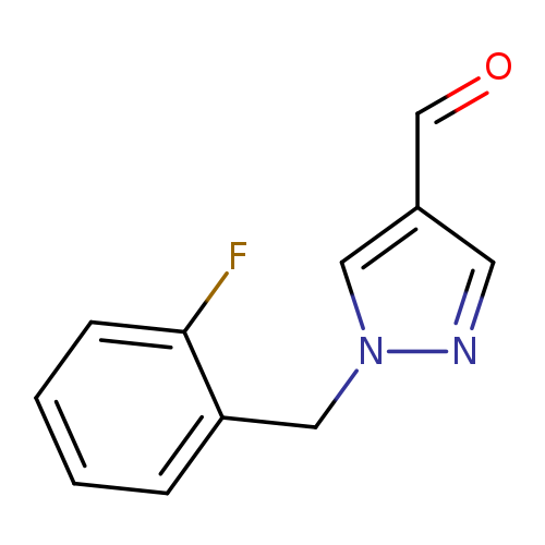 1-[(2-fluorophenyl)methyl]-1h-pyrazole-4-carbaldehyde