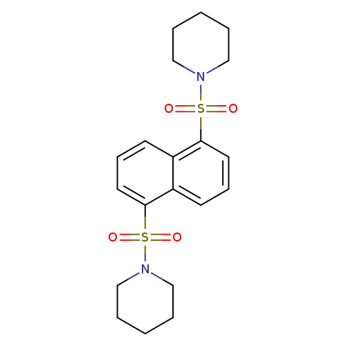 1-{[5-(piperidine-1-sulfonyl)naphthalen-1-yl]sulfonyl}piperidine