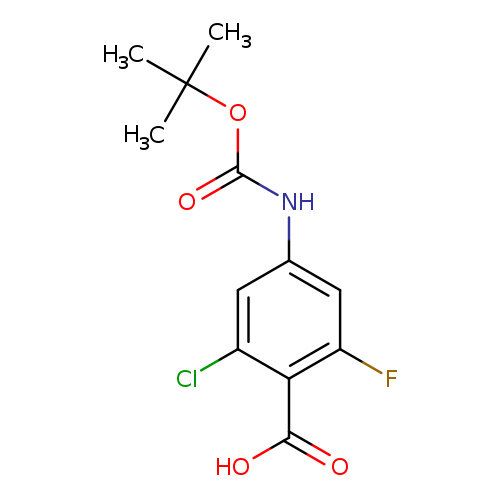 4-{[(tert-butoxy)carbonyl]amino}-2-chloro-6-fluorobenzoic acid