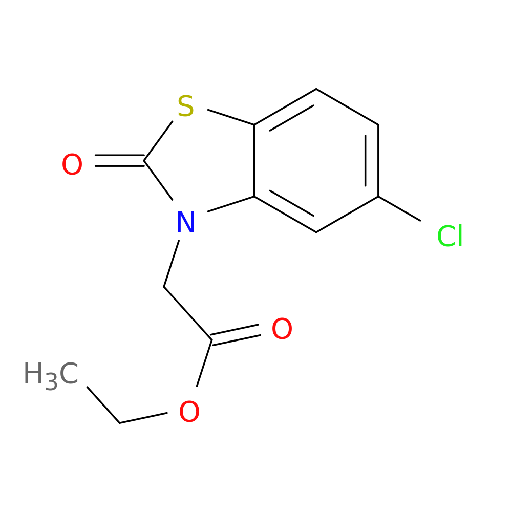 ETHYL 2-(5-CHLORO-2-OXOBENZO[D]THIAZOL-3(2H)-YL)ACETATE