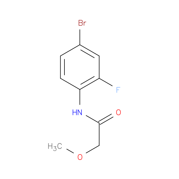 N-(4-bromo-2-fluorophenyl)-2-methoxyacetamide