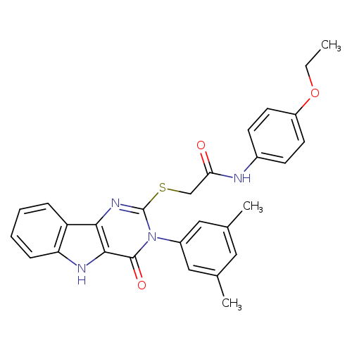 2-{[3-(3,5-dimethylphenyl)-4-oxo-3H,4H,5H-pyrimido[5,4-b]indol-2-yl]sulfanyl}-N-(4-ethoxyphenyl)acetamide