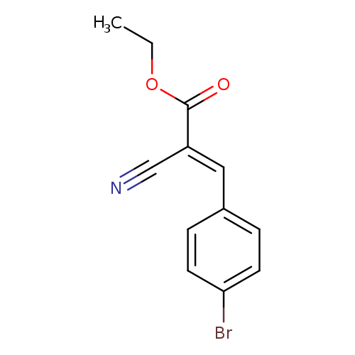 2-Propenoic acid, 2-cyano-3-(4-bromophenyl)-, ethyl ester