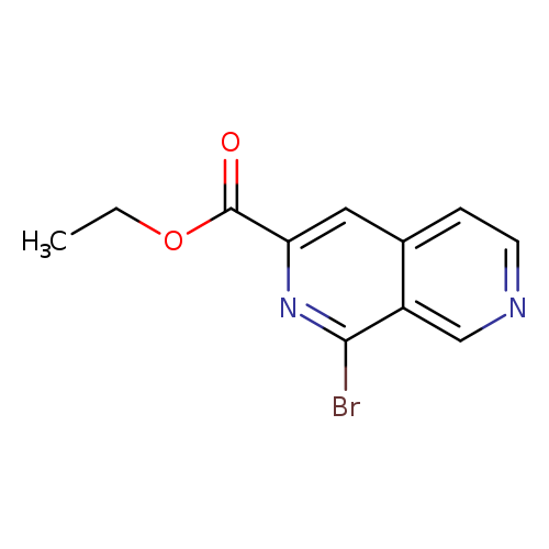 2,7-Naphthyridine-3-carboxylic acid, 1-bromo-, ethyl ester