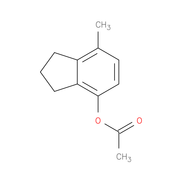 1H-Inden-4-ol, 2,3-dihydro-7-methyl-, 4-acetate