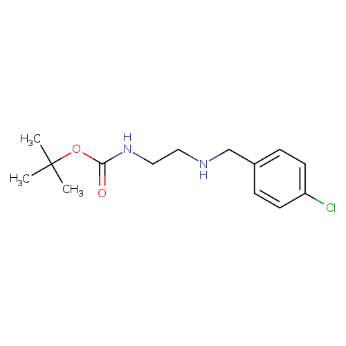 tert-Butyl (2-((4-chlorobenzyl)amino)ethyl)carbamate