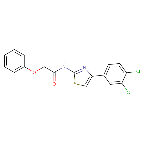 N-[4-(3,4-dichlorophenyl)-1,3-thiazol-2-yl]-2-phenoxyacetamide