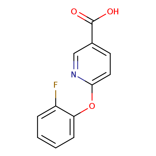 6-(2-fluorophenoxy)pyridine-3-carboxylic acid