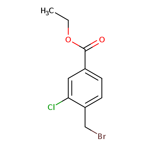 Benzoic acid, 4-(broMoMethyl)-3-chloro-, ethyl ester