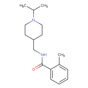 2-methyl-N-{[1-(propan-2-yl)piperidin-4-yl]methyl}benzamide