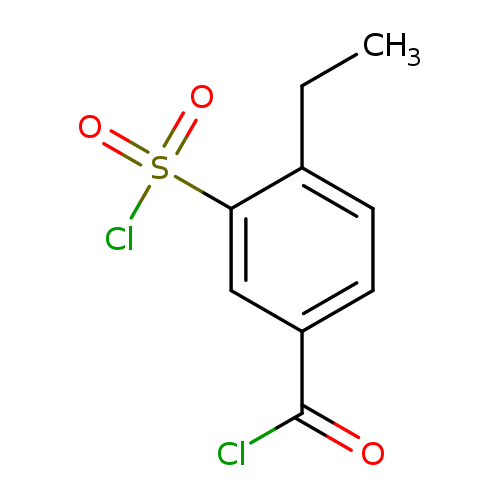 3-(chlorosulfonyl)-4-ethylbenzoylchloride