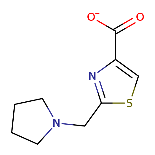 sodium 2-(pyrrolidin-1-ylmethyl)-1,3-thiazole-4-carboxylate