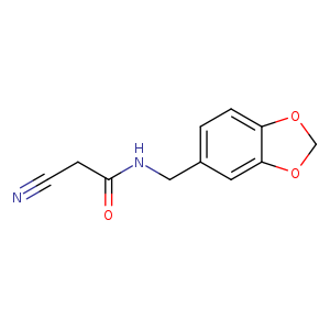 N-(1,3-Benzodioxol-5-ylmethyl)-2-cyanoacetamide