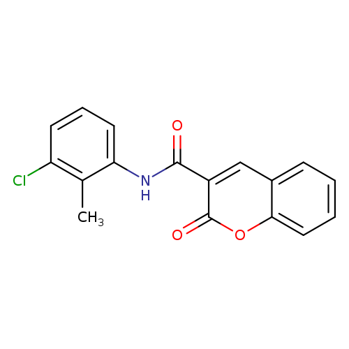 N-(3-chloro-2-methylphenyl)-2-oxo-2H-chromene-3-carboxamide