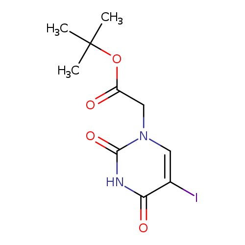 tert-butyl2-(5-iodo-2,4-dioxo-1,2,3,4-tetrahydropyrimidin-1-yl)acetate