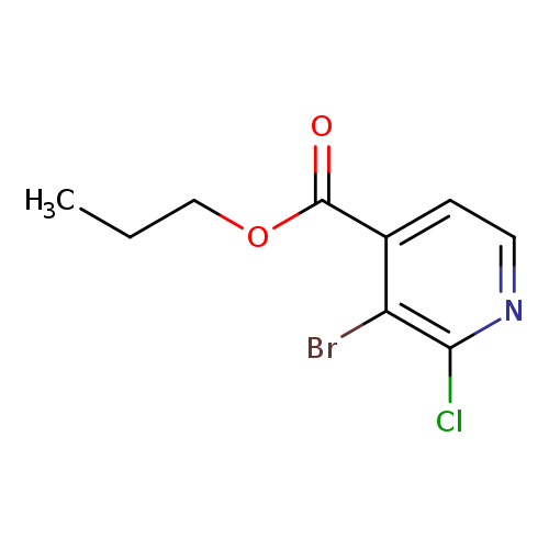 Propyl 3-bromo-2-chloroisonicotinate