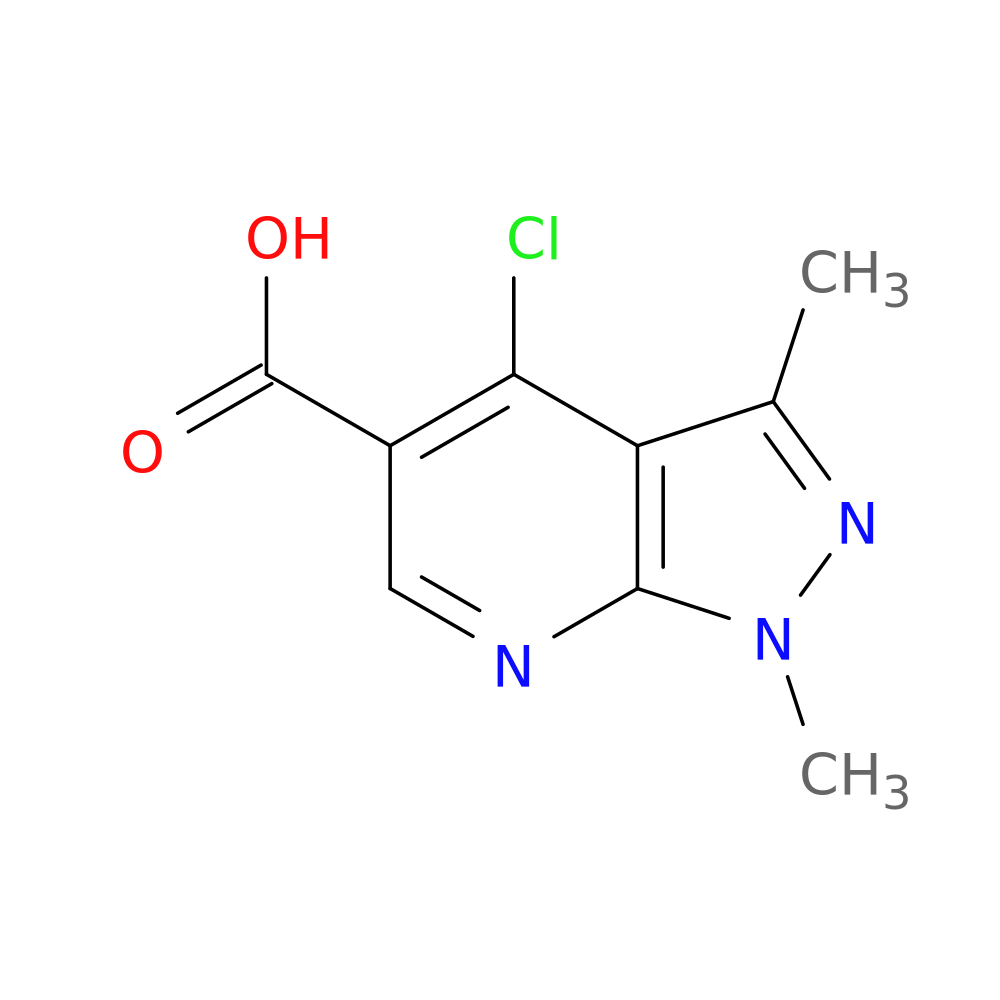 4-Chloro-1,3-dimethyl-1H-pyrazolo[3,4-b]pyridine-5-carboxylic acid