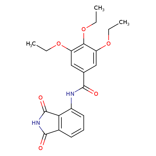 N-(1,3-dioxo-2,3-dihydro-1H-isoindol-4-yl)-3,4,5-triethoxybenzamide