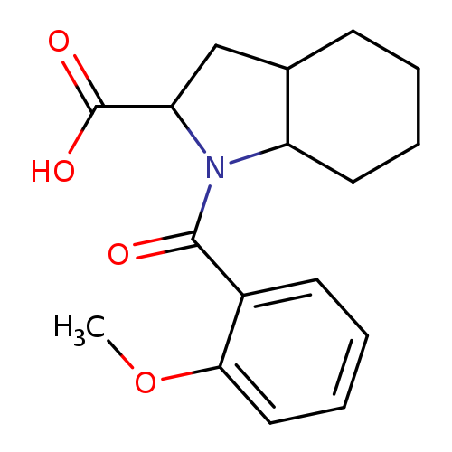 1-(2-methoxybenzoyl)-octahydro-1H-indole-2-carboxylic acid