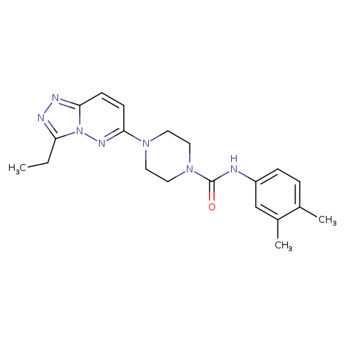 N-(3,4-dimethylphenyl)-4-{3-ethyl-[1,2,4]triazolo[4,3-b]pyridazin-6-yl}piperazine-1-carboxamide