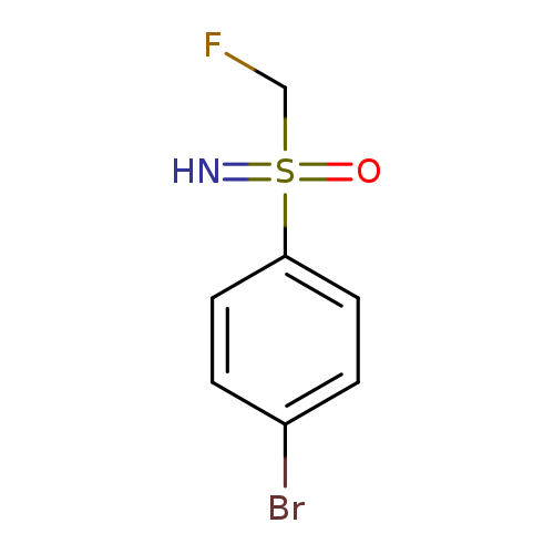 (4-bromophenyl)(fluoromethyl)imino-lambda6-sulfanone