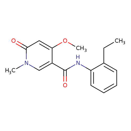 N-(2-ethylphenyl)-4-methoxy-1-methyl-6-oxo-1,6-dihydropyridine-3-carboxamide