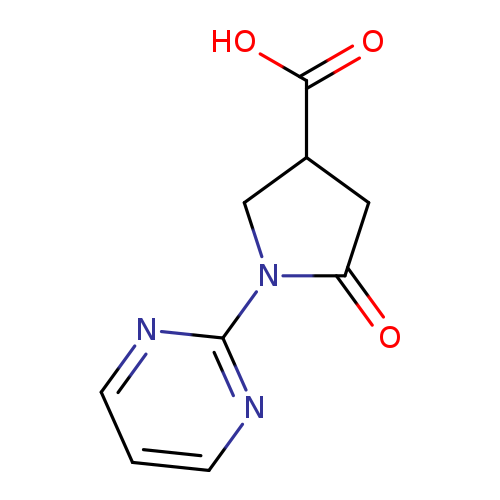 5-Oxo-1-pyrimidin-2-ylpyrrolidine-3-carboxylic acid