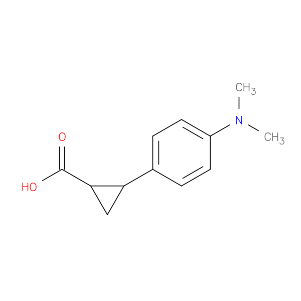 2-[4-(dimethylamino)phenyl]cyclopropane-1-carboxylic acid