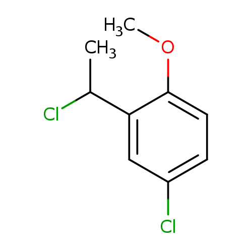 4-chloro-2-(1-chloroethyl)-1-methoxybenzene