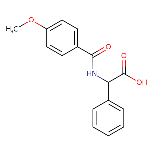 2-[(4-methoxyphenyl)formamido]-2-phenylacetic acid
