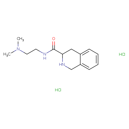 N-[2-(dimethylamino)ethyl]-1,2,3,4-tetrahydroisoquinoline-3-carboxamide dihydrochloride