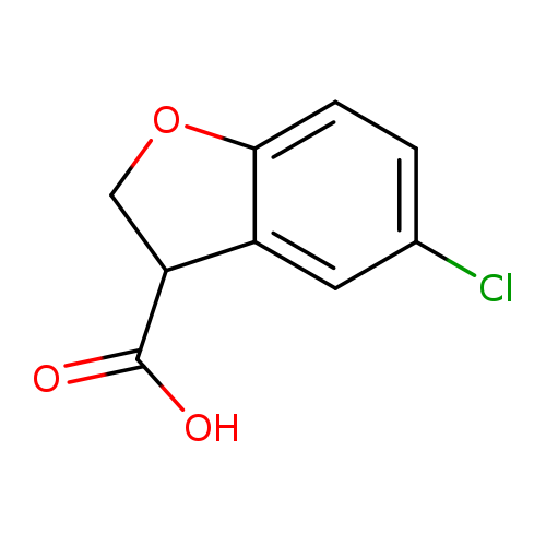 5-chloro-2,3-dihydro-1-benzofuran-3-carboxylic acid