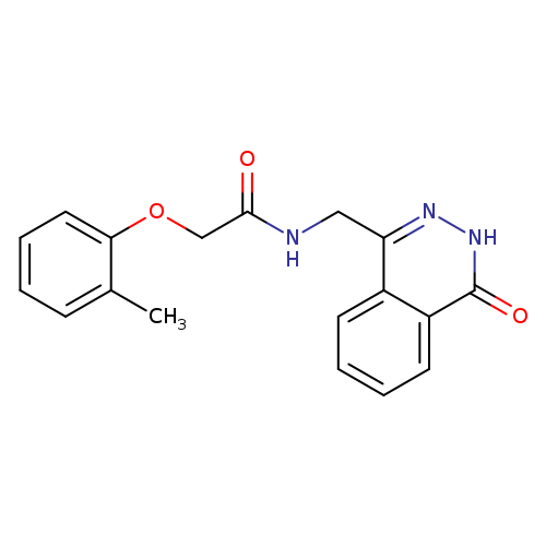 2-(2-methylphenoxy)-N-[(4-oxo-3,4-dihydrophthalazin-1-yl)methyl]acetamide