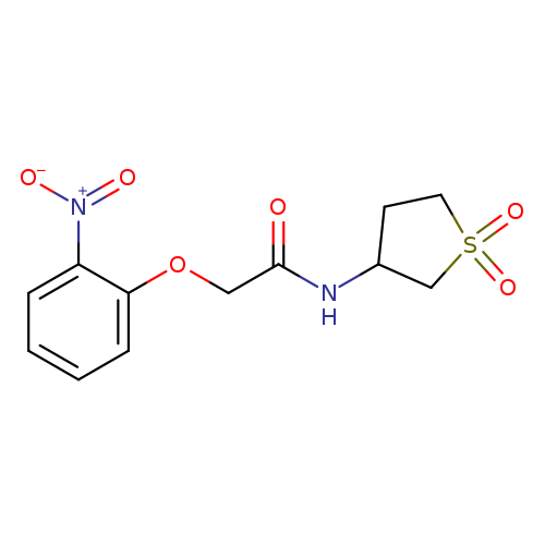 N-(1,1-dioxo-1lambda6-thiolan-3-yl)-2-(2-nitrophenoxy)acetamide