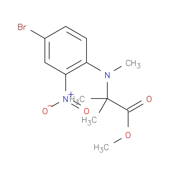 methyl 2-[(4-bromo-2-nitrophenyl)(methyl)amino]-2-methylpropanoate