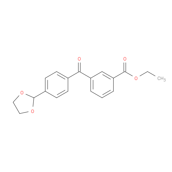 3-Carboethoxy-4'-(1,3-dioxolan-2-yl)benzophenone