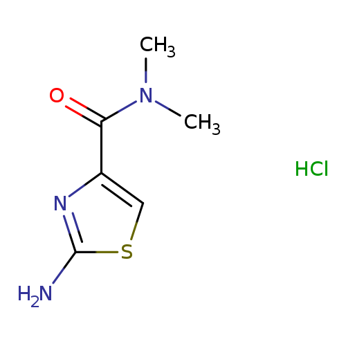 2-amino-N,N-dimethyl-1,3-thiazole-4-carboxamide hydrochloride