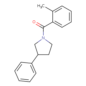 1-(2-methylbenzoyl)-3-phenylpyrrolidine