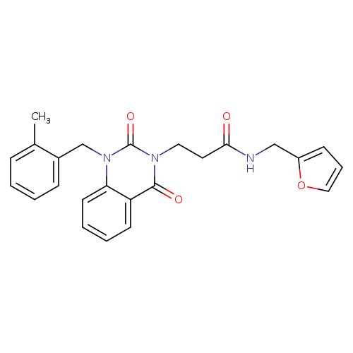 N-[(furan-2-yl)methyl]-3-{1-[(2-methylphenyl)methyl]-2,4-dioxo-1,2,3,4-tetrahydroquinazolin-3-yl}propanamide