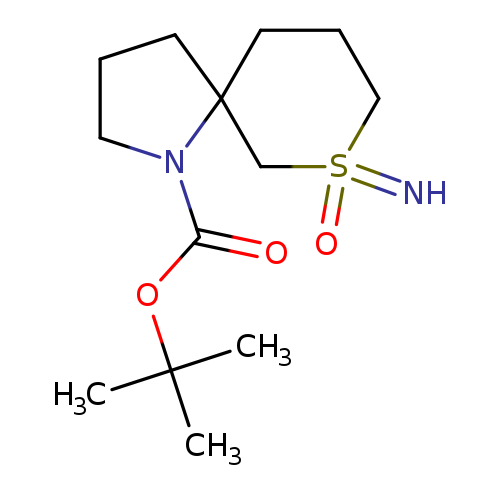 tert-Butyl 7-imino-7-oxo-7lambda6-thia-1-azaspiro[4.5]decane-1-carboxylate