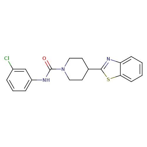 4-(1,3-benzothiazol-2-yl)-N-(3-chlorophenyl)piperidine-1-carboxamide
