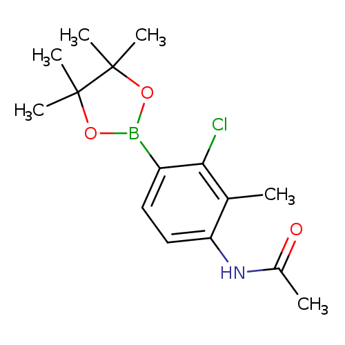 N-[3-Chloro-2-methyl-4-(tetramethyl-1,3,2-dioxaborolan-2-yl)phenyl]acetamide